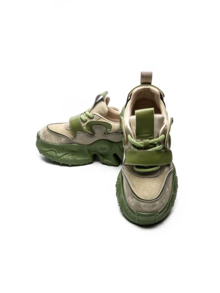 Pantofi Sport Dama din piele naturala HD37872 LIGHT GREEN | ADVANCER