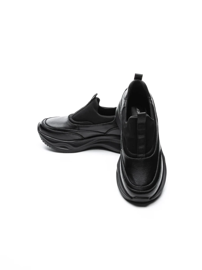 Pantofi Sport Dama din piele naturala 87838 BLACK | ADVANCER