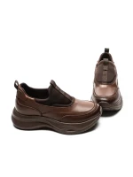 Pantofi Sport Dama din piele naturala 87838 BROWN | ADVANCER