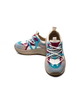 Pantofi Sport Dama din piele naturala HW9256-1 BLUE-RED | FRANCO GERARDO