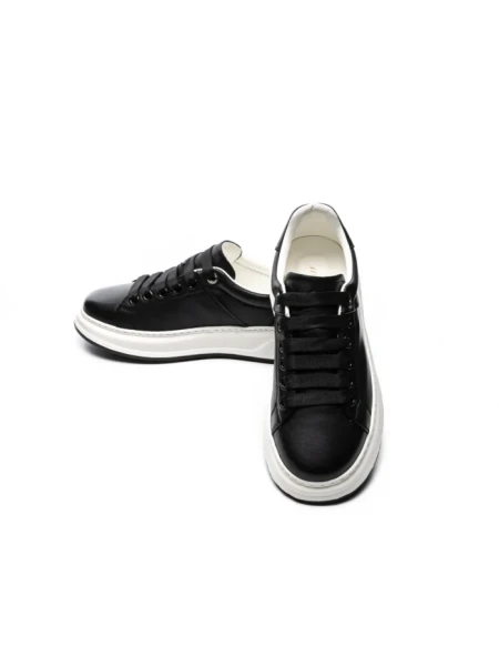 Pantofi Sport Barbati din piele naturala 8632-1 BLACK | ADVANCER