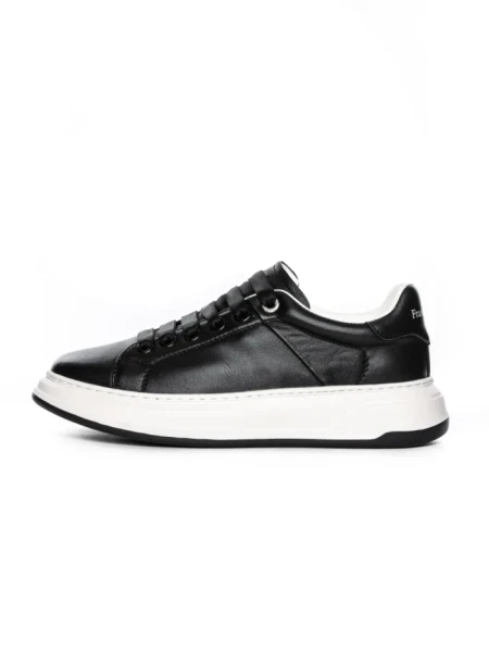Pantofi Sport Barbati din piele naturala 8632-1 BLACK | ADVANCER