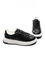 Pantofi Sport Barbati din piele naturala 8632-1 BLACK | ADVANCER
