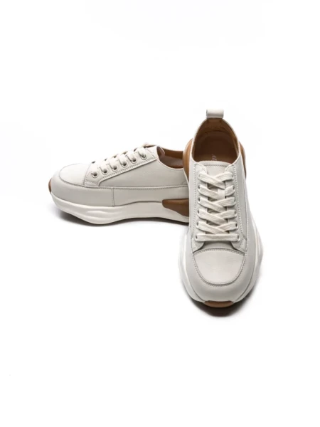 Pantofi Sport Dama din piele naturala BG08 CREAM | ADVANCER