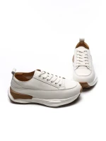 Pantofi Sport Dama din piele naturala BG08 CREAM | ADVANCER
