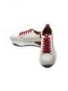 Pantofi Sport Dama din piele naturala BG08 CREAM-RED | ADVANCER