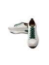 Pantofi Sport Dama din piele naturala BG08 CREAM-GREEN | ADVANCER