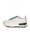 Pantofi Sport Dama din piele naturala BG08 CREAM-GREEN | ADVANCER