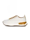 Pantofi Sport Dama din piele naturala BG08 CREAM-YELLOW | ADVANCER
