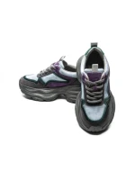 Pantofi Sport Dama din piele naturala HD8685 GREY-GREEN | ADVANCER