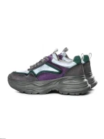 Pantofi Sport Dama din piele naturala HD8685 GREY-GREEN | ADVANCER