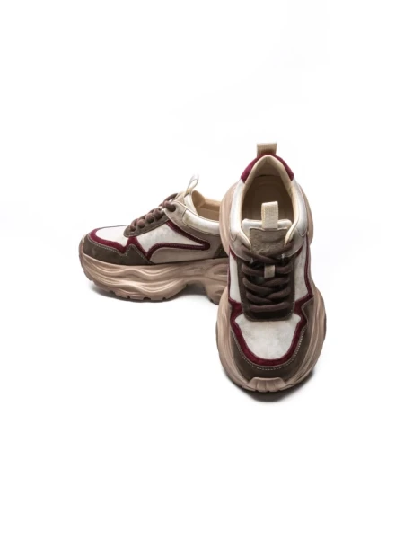 Pantofi Sport Dama din piele naturala HD8685 BROWN-WINE | ADVANCER