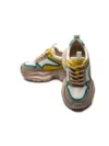 Pantofi Sport Dama din piele naturala HD8685 APRICOT-GREEN | ADVANCER