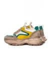 Pantofi Sport Dama din piele naturala HD8685 APRICOT-GREEN | ADVANCER