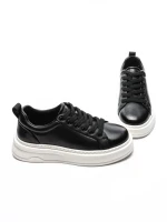 Pantofi Sport Barbati din piele naturala 5335 BLACK | ADVANCER