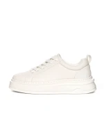 Pantofi Sport Barbati din piele naturala 5335 WHITE | ADVANCER