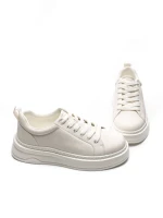 Pantofi Sport Barbati din piele naturala 5335 WHITE | ADVANCER