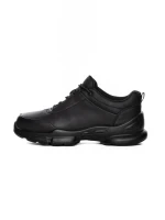 Pantofi Sport Barbati din piele naturala 39600 BLACK | ADVANCER