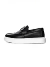 Mocasini Barbati 5NXE56 BLACK-WHITE | EXCENTRIC SHOES