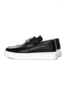 Mocasini Barbati 5NXE56 BLACK-WHITE | EXCENTRIC SHOES