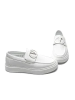 Mocasini Barbati 5NXE56 ALL WHITE | EXCENTRIC SHOES