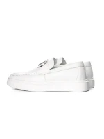 Mocasini Barbati 5NXE56 ALL WHITE | EXCENTRIC SHOES