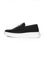 Mocasini Barbati 5NXE55 BLACK-WHITE | EXCENTRIC SHOES