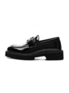 Mocasini Barbati din piele naturala 5NXE25 BLACK | PANTOFUL