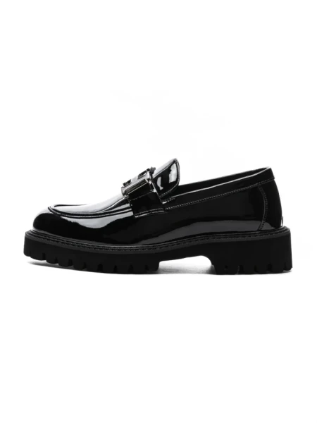 Mocasini Barbati din piele naturala 5NXE25 BLACK | PANTOFUL