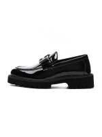 Mocasini Barbati din piele naturala 5NXE25 BLACK | PANTOFUL