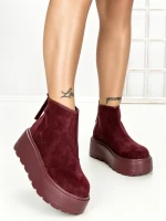 Ghete Dama cu Platforma 58WL19 WINERED | MEI