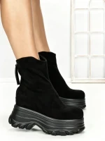Ghete Dama cu Platforma 68WL6 BLACK | MEI