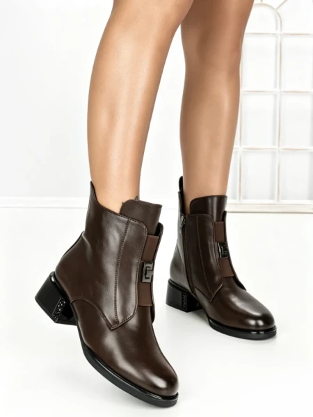 Ghete Dama Imblanite 6GS15 BROWN | MEI