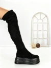 Cizme Dama cu Platforma 68WL28 BLACK | MEI
