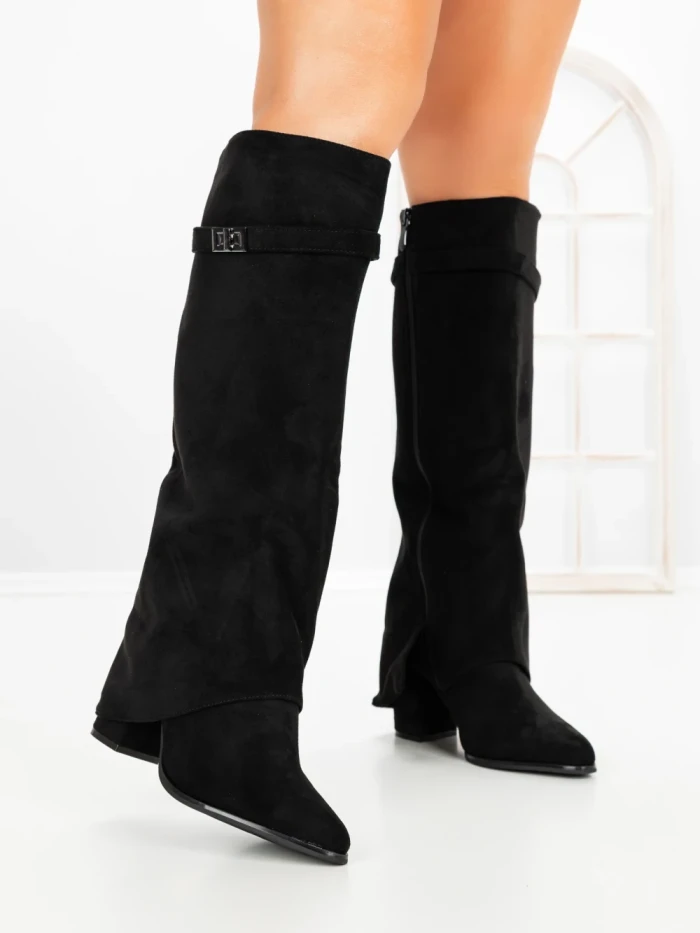 Cizme Dama cu Toc 6AH35 BLACK | MEI
