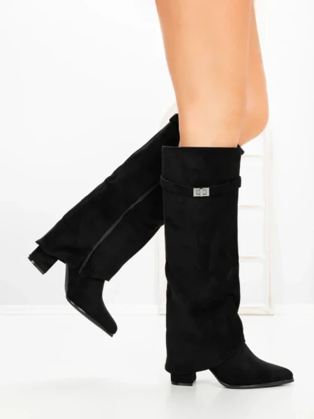Cizme Dama cu Toc 6AH35 BLACK | MEI