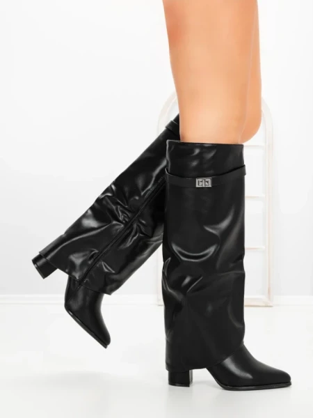 Cizme Dama cu Toc 6AH35 BLACK | MEI