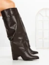 Cizme Dama cu Toc 6AH35 BROWN | MEI