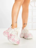 Pantofi Sport Dama cu Platforma 9999-6 PINK | MEI