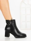 Botine cu Toc Gros 6AH33 BLACK | MEI