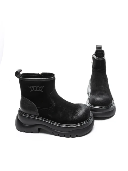 Ghete Dama din piele naturala 10551-2 BLACK | ADVANCER