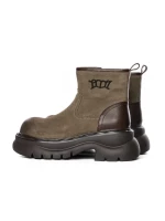 Ghete Dama din piele naturala 10551-2 KHAKI | ADVANCER