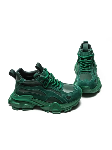 Ghete Dama din piele naturala 2015 GREEN | ADVANCER