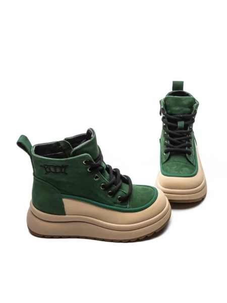 Ghete Dama din piele naturala 8361-2 GREEN | ADVANCER