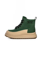 Ghete Dama din piele naturala 8361-2 GREEN | ADVANCER
