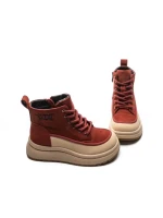 Ghete Dama din piele naturala 8361-2 RED | ADVANCER