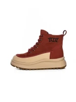 Ghete Dama din piele naturala 8361-2 RED | ADVANCER