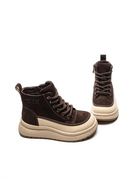 Ghete Dama din piele naturala 8361-2 BROWN | ADVANCER