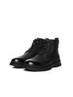 Ghete Barbati din piele naturala WM2901 BLACK | ADVANCER