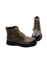 Ghete Barbati din piele naturala WM2901 KHAKI | ADVANCER